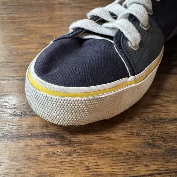 Polo Ralph Lauren Cantor Low Canvas Shoe Men's Size 11.5D Blue - Picture 10 of 13